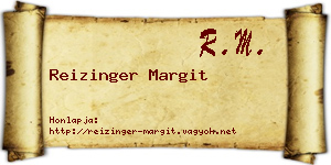 Reizinger Margit névjegykártya