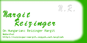 margit reizinger business card